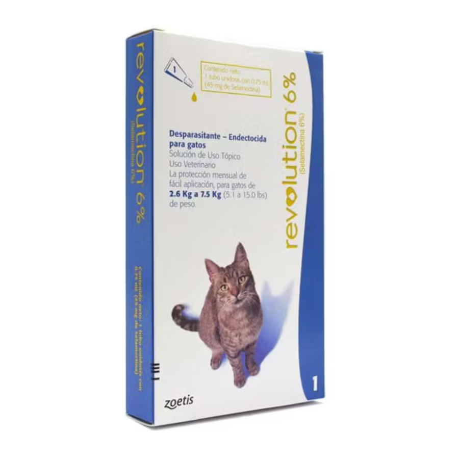 Revolution Selamectina 6%  Pipeta Antiparasitario
