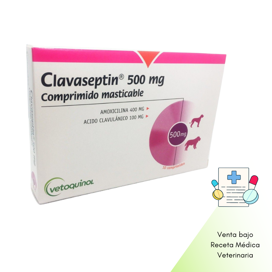 Clavaseptin Amoxicilina / Ac Clavulanico x 10 comprimidos