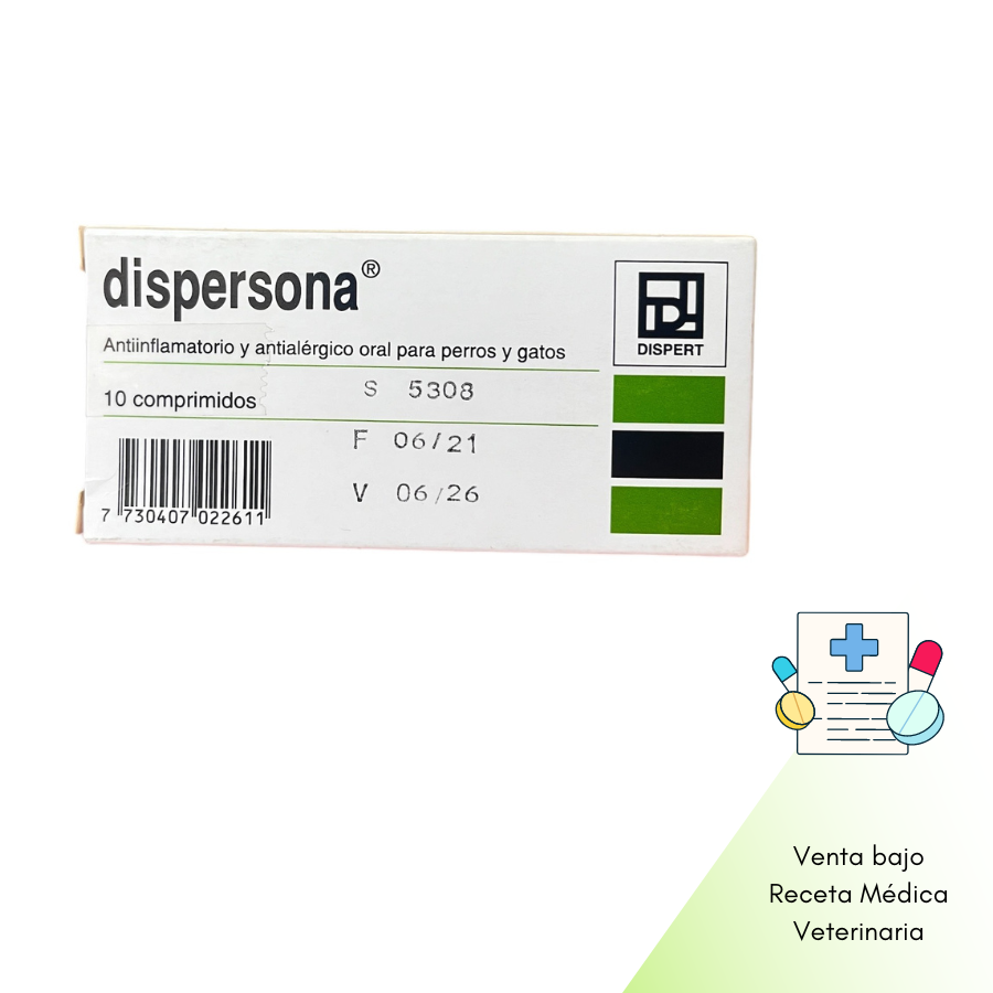 Dispersona Prednisona 5 mg x 10 Tabletas