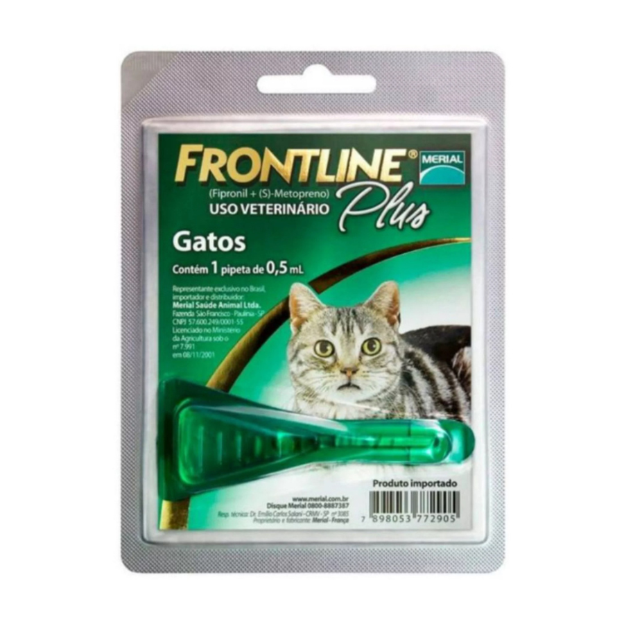 Frontline Plus Gatos Pipeta 0.5ml